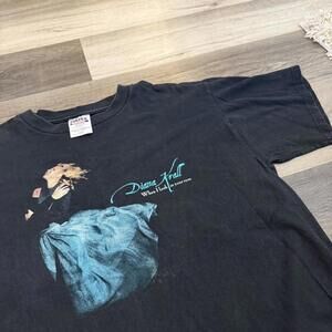 Vintage Diana Krall when I look in your eyes tour t shirt L